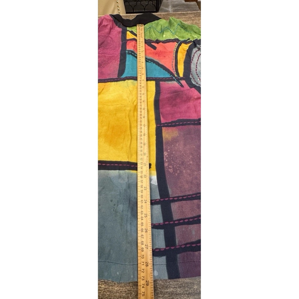 John Mark patchwork tunic colorful eclectic Embro… - image 10